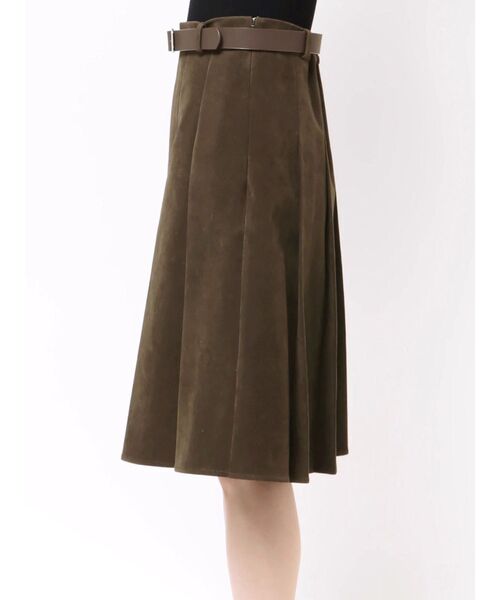 MERCURYDUO（マーキュリーデュオ）の「ニーレングスプリーツスカート（スカート・レディース・ブラック/キャメル/ダークブラウン・SMALL/MEDIUM）」の16枚目の写真