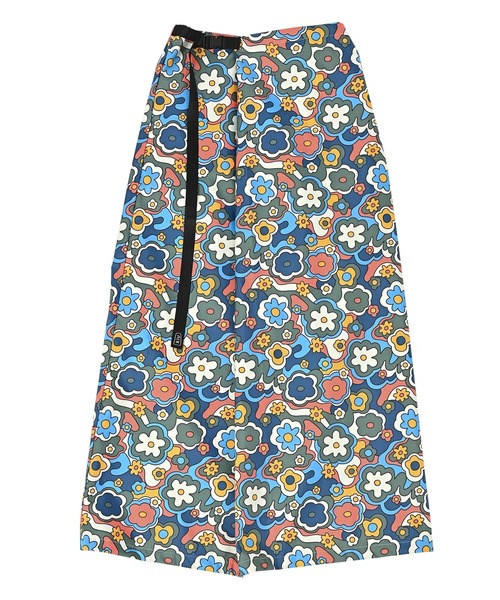 KiU(キウ)の「KiU/キウ WP LONGGYI SKIRT 2ND(スカート・レディース・ライトブラウン/ブラック/レオパード/その他2・FREE)」の1枚目の写真