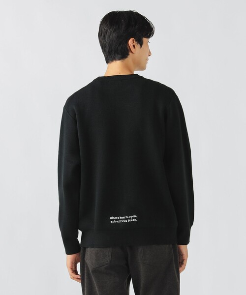 BEAMS HEART(ビームスハート)の「【ユニセックス】ハート スター グラフィック ニット(ニット/セーター・メンズ・ベージュ/ブラック・SMALL/MEDIUM/LARGE)」の6枚目の写真
