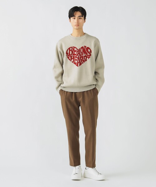 BEAMS HEART(ビームスハート)の「【ユニセックス】ハート スター グラフィック ニット(ニット/セーター・メンズ・ベージュ/ブラック・SMALL/MEDIUM/LARGE)」の10枚目の写真