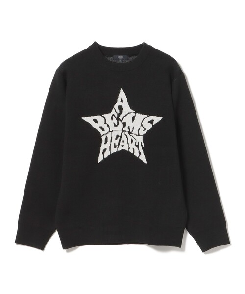 BEAMS HEART(ビームスハート)の「【ユニセックス】ハート スター グラフィック ニット(ニット/セーター・メンズ・ベージュ/ブラック・SMALL/MEDIUM/LARGE)」の18枚目の写真