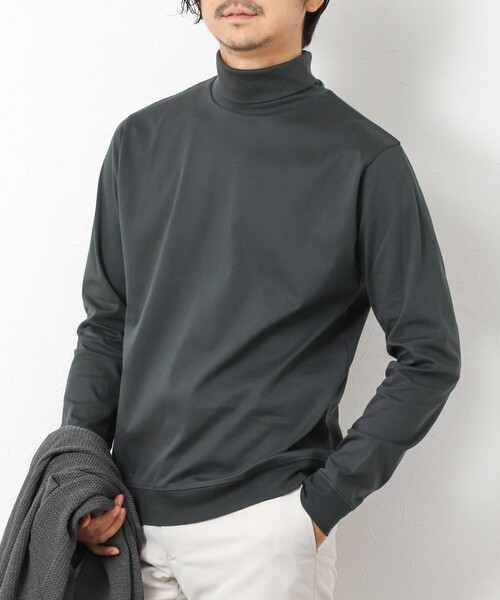 NOLLEY’S（ノーリーズ）の「《ビジカジ対応》シルケットスムースドレスL/S TN Tシャツ 25AW（Tシャツ/カットソー・メンズ・ブラック/チャコールグレー/ブルー・XL/L/M/S）」の2枚目の写真