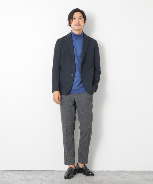 NOLLEY’S（ノーリーズ）の「《ビジカジ対応》シルケットスムースドレスL/S TN Tシャツ 25AW（Tシャツ/カットソー・メンズ・ブラック/チャコールグレー/ブルー・XL/L/M/S）」の15枚目の写真