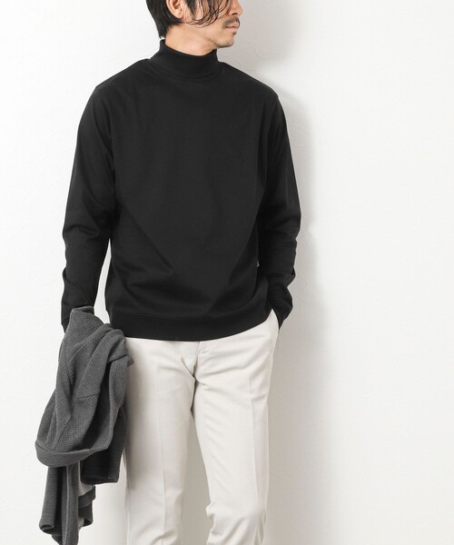 NOLLEY’S（ノーリーズ）の「《ビジカジ対応》シルケットスムースドレスL/S TN Tシャツ 25AW（Tシャツ/カットソー・メンズ・ブラック/チャコールグレー/ブルー・XL/L/M/S）」の18枚目の写真