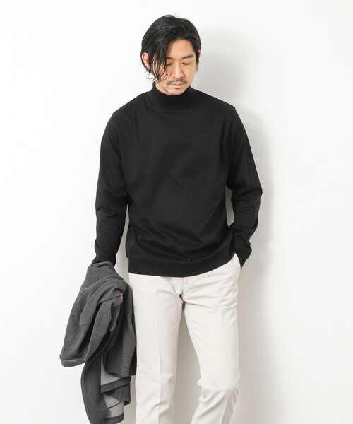 NOLLEY’S（ノーリーズ）の「《ビジカジ対応》シルケットスムースドレスL/S TN Tシャツ 25AW（Tシャツ/カットソー・メンズ・ブラック/チャコールグレー/ブルー・XL/L/M/S）」の22枚目の写真