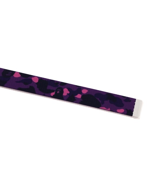 A BATHING APE（アベイシングエイプ）の「COLOR CAMO STA GI BELT（ベルト・メンズ・ネイビー/パープル/レッド/ホワイト/ブラック・FREE）」の14枚目の写真