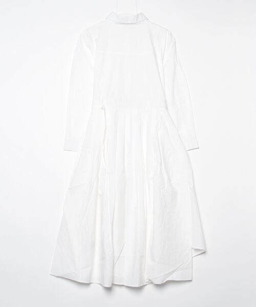 FREE STYLISTS(フリー スタイリスト)の「YUGA_YGMC Wrap flare shirt dress(ワンピース・レディース・ホワイト/ベージュ・FREE)」の21枚目の写真