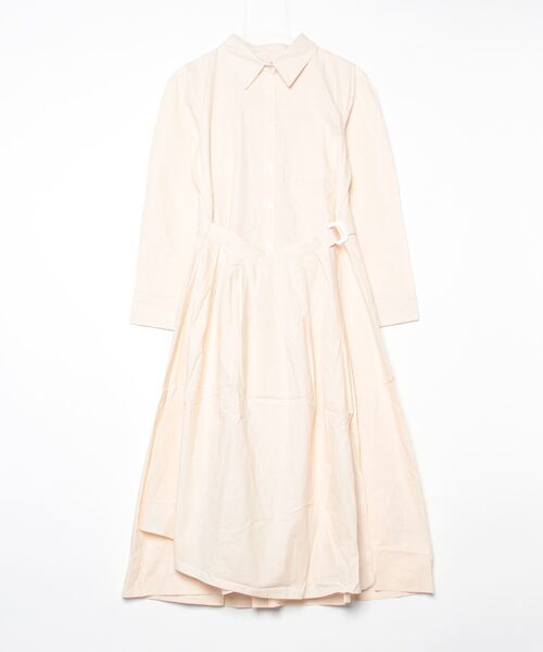 FREE STYLISTS(フリー スタイリスト)の「YUGA_YGMC Wrap flare shirt dress(ワンピース・レディース・ホワイト/ベージュ・FREE)」の22枚目の写真