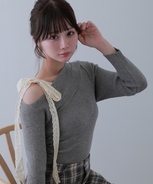 serafina knit tops/セラフィナニットトップス（ニット/セーター）｜M