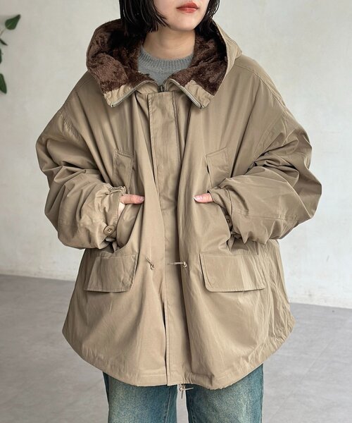 CPCM（シーピーシーエム）の「【ライナー付き】3WAYミリタリーブルゾン（その他アウター・メンズ・カーキ/ベージュ/ブラック・MEDIUM/LARGE）」の2枚目の写真