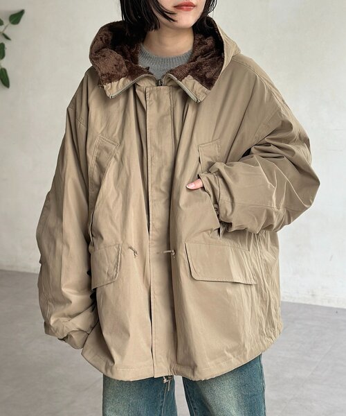 CPCM（シーピーシーエム）の「【ライナー付き】3WAYミリタリーブルゾン（その他アウター・メンズ・カーキ/ベージュ/ブラック・MEDIUM/LARGE）」の9枚目の写真