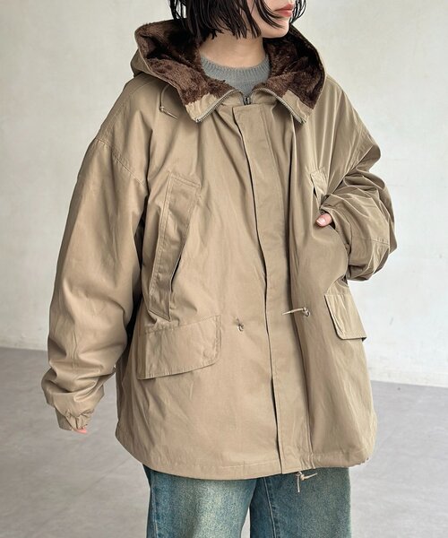 CPCM（シーピーシーエム）の「【ライナー付き】3WAYミリタリーブルゾン（その他アウター・メンズ・カーキ/ベージュ/ブラック・MEDIUM/LARGE）」の14枚目の写真