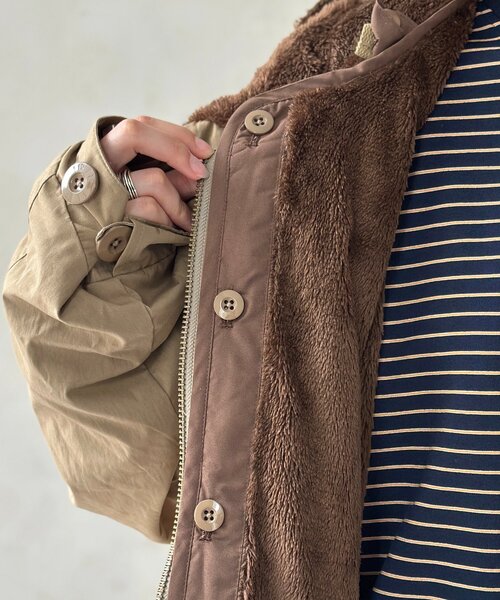 CPCM（シーピーシーエム）の「【ライナー付き】3WAYミリタリーブルゾン（その他アウター・メンズ・カーキ/ベージュ/ブラック・MEDIUM/LARGE）」の16枚目の写真