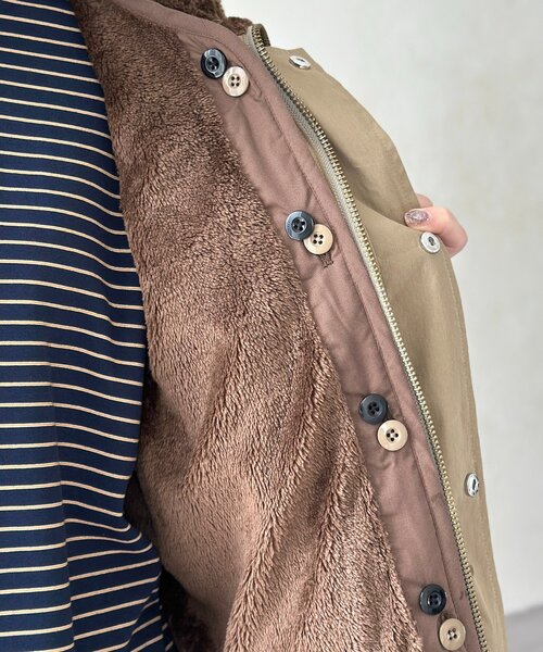 CPCM（シーピーシーエム）の「【ライナー付き】3WAYミリタリーブルゾン（その他アウター・メンズ・カーキ/ベージュ/ブラック・MEDIUM/LARGE）」の17枚目の写真