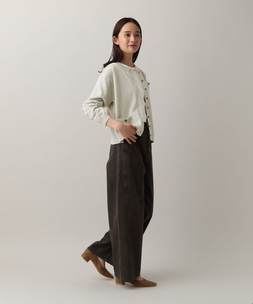 GLOBAL WORK（グローバルワーク）の「MATINEE LINE/Levitaクルーカーディガン/580808（カーディガン/ボレロ・レディース・ライトグレー/ネイビー/グレー・MEDIUM/LARGE）」の18枚目の写真