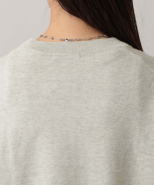 GLOBAL WORK（グローバルワーク）の「MATINEE LINE/Levitaクルーカーディガン/580808（カーディガン/ボレロ・レディース・ライトグレー/ネイビー/グレー・MEDIUM/LARGE）」の8枚目の写真