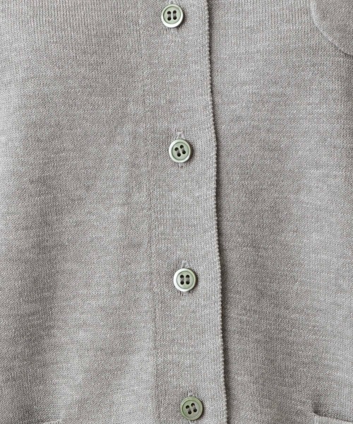 GLOBAL WORK（グローバルワーク）の「MATINEE LINE/Levitaクルーカーディガン/580808（カーディガン/ボレロ・レディース・ライトグレー/ネイビー/グレー・MEDIUM/LARGE）」の14枚目の写真