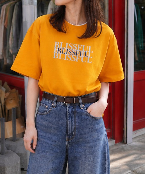 ZIP FIVE(ジップファイブ)の「高密度編み 綿100% シルバー箔 シャドウプリント&刺繍 ショートスリーブTシャツ(Tシャツ/カットソー・メンズ・イエロー/ブラック系/レッド/ホワイト/ブラック/ネイビー系・X-LARGE/LARGE/MEDIUM)」の9枚目の写真