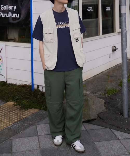 ZIP FIVE(ジップファイブ)の「高密度編み 綿100% シルバー箔 シャドウプリント&刺繍 ショートスリーブTシャツ(Tシャツ/カットソー・メンズ・イエロー/ブラック系/レッド/ホワイト/ブラック/ネイビー系・X-LARGE/LARGE/MEDIUM)」の20枚目の写真