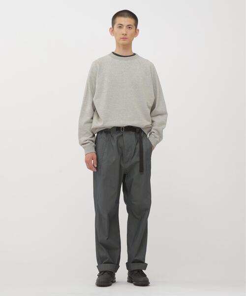 MHL.(エムエイチエル)の「UPCYCLED LOOPBACK JERSEY(Tシャツ/カットソー・メンズ・グレー/ブラウン・LARGE/MEDIUM/X-LARGE)」の3枚目の写真
