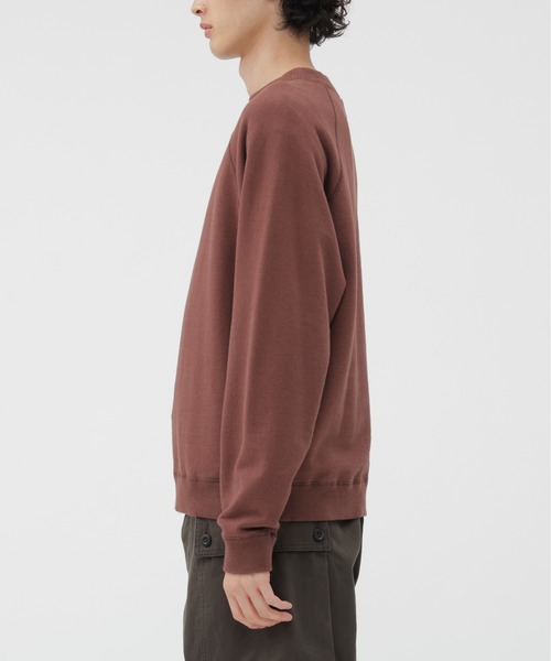 MHL.（エムエイチエル）の「UPCYCLED LOOPBACK JERSEY（Tシャツ/カットソー・メンズ・グレー/ブラウン・LARGE/MEDIUM/X-LARGE）」の11枚目の写真