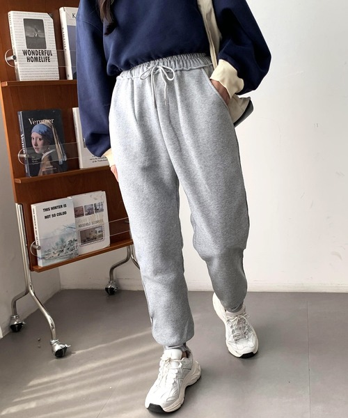 ARCADE(アーケード)の「暖か 裏起毛 イージー スウェットパンツ -ARCADE Limited Line-(スウェットパンツ・レディース・グレー/チャコールグレー/ブラック/ベージュ・S/L/M)」の4枚目の写真