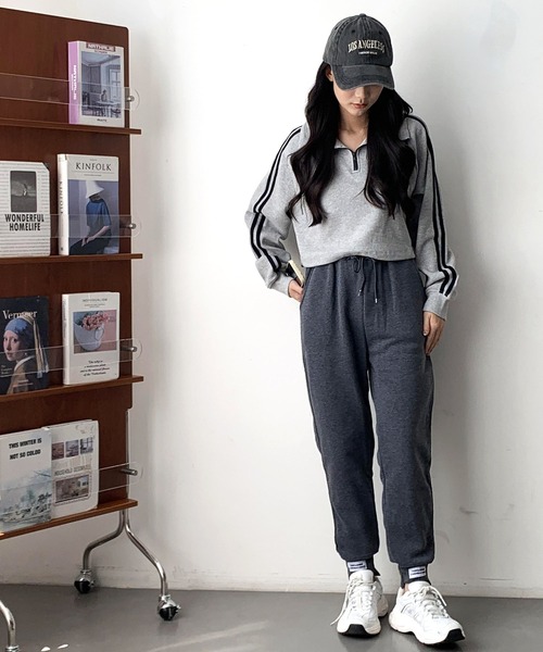 ARCADE(アーケード)の「暖か 裏起毛 イージー スウェットパンツ -ARCADE Limited Line-(スウェットパンツ・レディース・グレー/チャコールグレー/ブラック/ベージュ・S/L/M)」の18枚目の写真