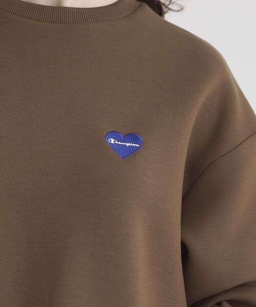 Champion（チャンピオン）の「Chaｍpion×emaeポンチハートスウェット（スウェット・レディース・ホワイト系その他2/ブルー/ブラウン・FREE）」の18枚目の写真