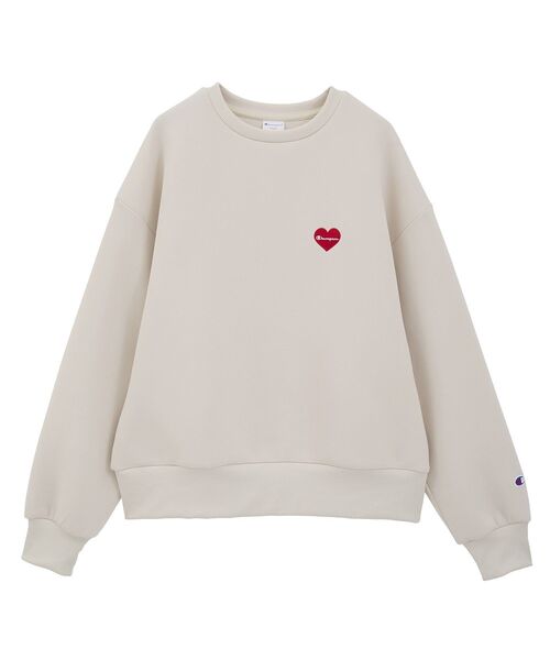 Champion（チャンピオン）の「Chaｍpion×emaeポンチハートスウェット（スウェット・レディース・ホワイト系その他2/ブルー/ブラウン・FREE）」の10枚目の写真