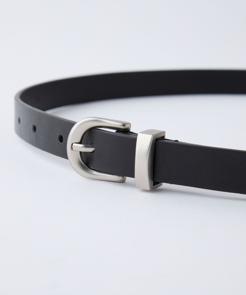 LUENNA(ルエナ)の「【LUENNA】Basic Leather Narrow Belt / ベーシックレザーナローベルト(ベルト・メンズ・ブラック・FREE)」の14枚目の写真