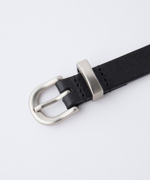 LUENNA(ルエナ)の「【LUENNA】Basic Leather Narrow Belt / ベーシックレザーナローベルト(ベルト・メンズ・ブラック・FREE)」の16枚目の写真