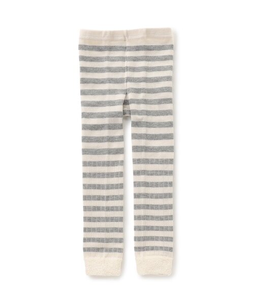 BREEZE(ブリーズ)の「【ジュニア対応】ボーダーレギンス(レギンス/スパッツ・キッズ・ブラック/グレー・80/100/120/140)」の2枚目の写真