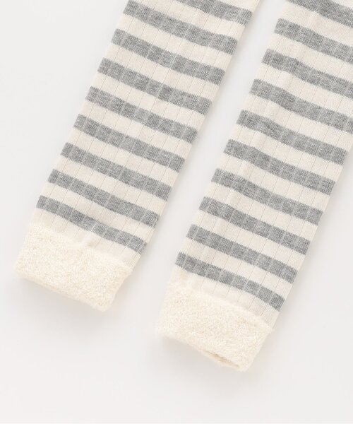 BREEZE(ブリーズ)の「【ジュニア対応】ボーダーレギンス(レギンス/スパッツ・キッズ・ブラック/グレー・80/100/120/140)」の6枚目の写真