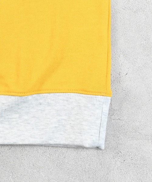 NCAA(エヌシーエーエー)の「【NCAA】別注バイカラースウェット/KIDS(80~120cm)(スウェット・キッズ・ブルー/イエロー・120/110/100/90/80)」の11枚目の写真