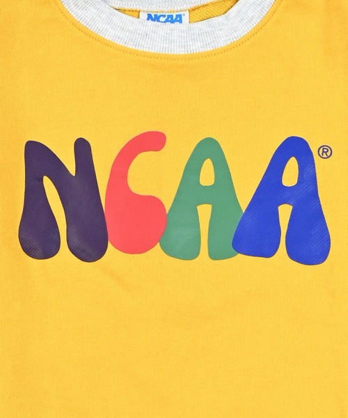 NCAA(エヌシーエーエー)の「【NCAA】別注バイカラースウェット/KIDS(80~120cm)(スウェット・キッズ・ブルー/イエロー・120/110/100/90/80)」の15枚目の写真