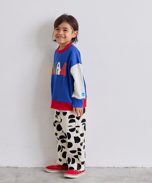 NCAA(エヌシーエーエー)の「【NCAA】別注バイカラースウェット/KIDS(80~120cm)(スウェット・キッズ・ブルー/イエロー・120/110/100/90/80)」の8枚目の写真