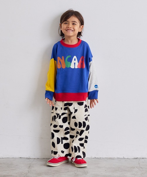 NCAA】別注バイカラースウェット/KIDS(80～120cm)（スウェット）｜NCAA