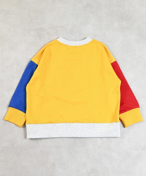 NCAA(エヌシーエーエー)の「【NCAA】別注バイカラースウェット/KIDS(80~120cm)(スウェット・キッズ・ブルー/イエロー・120/110/100/90/80)」の17枚目の写真