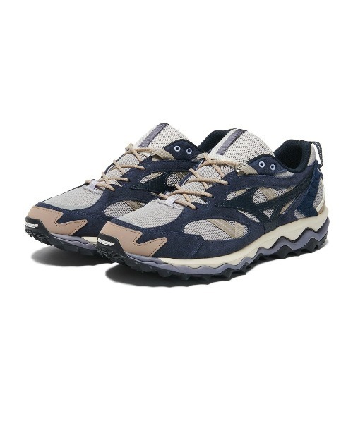 MIZUNO(ミズノ )の「MIZUNO WAVE MUJIN TL(ミズノ ウェーブムジン TL)(スニーカー・メンズ・ブラウン系/グレー系・26cm/26.5cm/27cm/27.5cm/28cm/28.5cm/29cm)」の2枚目の写真