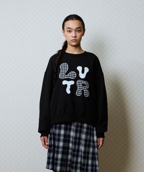 LUVISTRUE(ラヴイズトゥルー)の「GT LVTR PATCH SWEATSHIRT(スウェット・レディース・ブラック/グレー/ネイビー・FREE)」の10枚目の写真