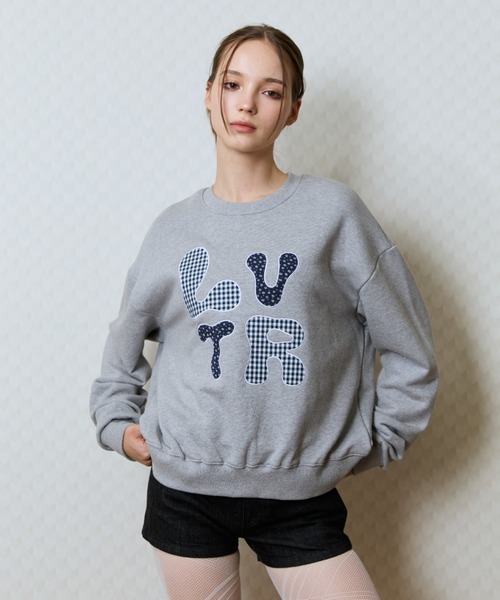 LUVISTRUE(ラヴイズトゥルー)の「GT LVTR PATCH SWEATSHIRT(スウェット・レディース・ブラック/グレー/ネイビー・FREE)」の6枚目の写真