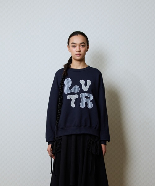 LUVISTRUE(ラヴイズトゥルー)の「GT LVTR PATCH SWEATSHIRT(スウェット・レディース・ブラック/グレー/ネイビー・FREE)」の14枚目の写真