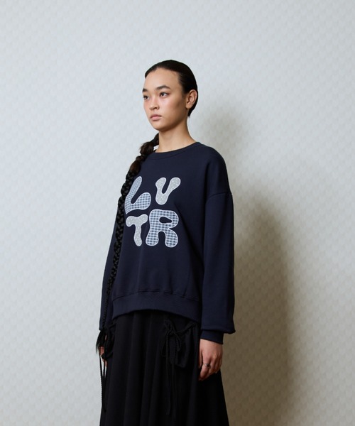 LUVISTRUE(ラヴイズトゥルー)の「GT LVTR PATCH SWEATSHIRT(スウェット・レディース・ブラック/グレー/ネイビー・FREE)」の15枚目の写真