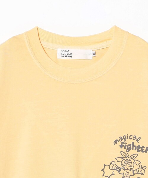 TOKYO CULTUART by BEAMS(トウキョウカルチャートバイビームス)の「Shiho So / Magical Fighter Tee(Tシャツ/カットソー・レディース・イエロー系その他4/ホワイト・MEDIUM/SMALL/LARGE/X-LARGE)」の6枚目の写真