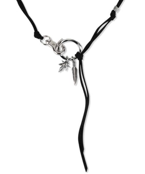 MAHAGRID（マハグリッド）の「『mahagrid/マハグリッド』BOHO FEATHER NECKLACE/ボホフェザーネックレス（ネックレス・レディース・ブラック・FREE）」の3枚目の写真