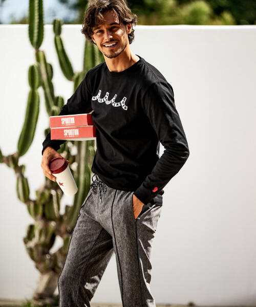 muta marine（ムータ・マリン）の「muta MARINE/ムータ マリン/別注Wave muta MARINE LS Tee（Tシャツ/カットソー・メンズ・ブラック/ホワイト・XL/M/L）」の14枚目の写真