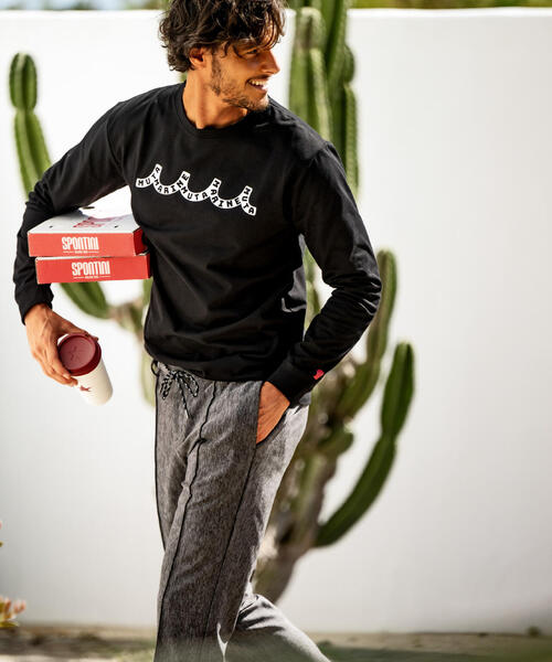 muta marine（ムータ・マリン）の「muta MARINE/ムータ マリン/別注Wave muta MARINE LS Tee（Tシャツ/カットソー・メンズ・ブラック/ホワイト・XL/M/L）」の15枚目の写真