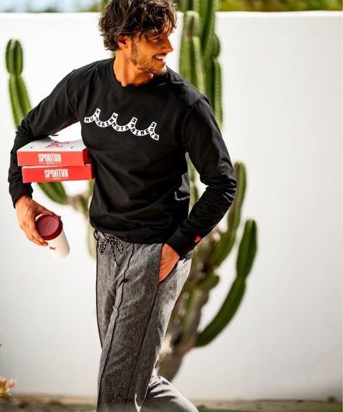 muta marine（ムータ・マリン）の「muta MARINE/ムータ マリン/別注Wave muta MARINE LS Tee（Tシャツ/カットソー・メンズ・ブラック/ホワイト・XL/M/L）」の9枚目の写真