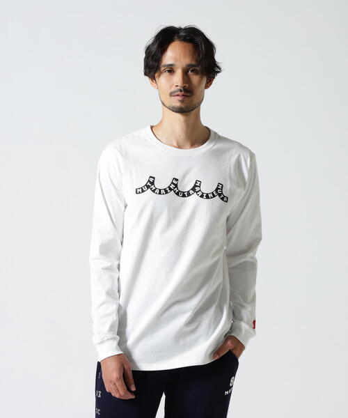 muta marine（ムータ・マリン）の「muta MARINE/ムータ マリン/別注Wave muta MARINE LS Tee（Tシャツ/カットソー・メンズ・ブラック/ホワイト・XL/M/L）」の12枚目の写真