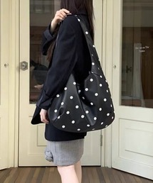 Miniministore（ミニミニストア）の「PUホーボーバッグ ドット柄肩掛けバッグ（ショルダーバッグ）」